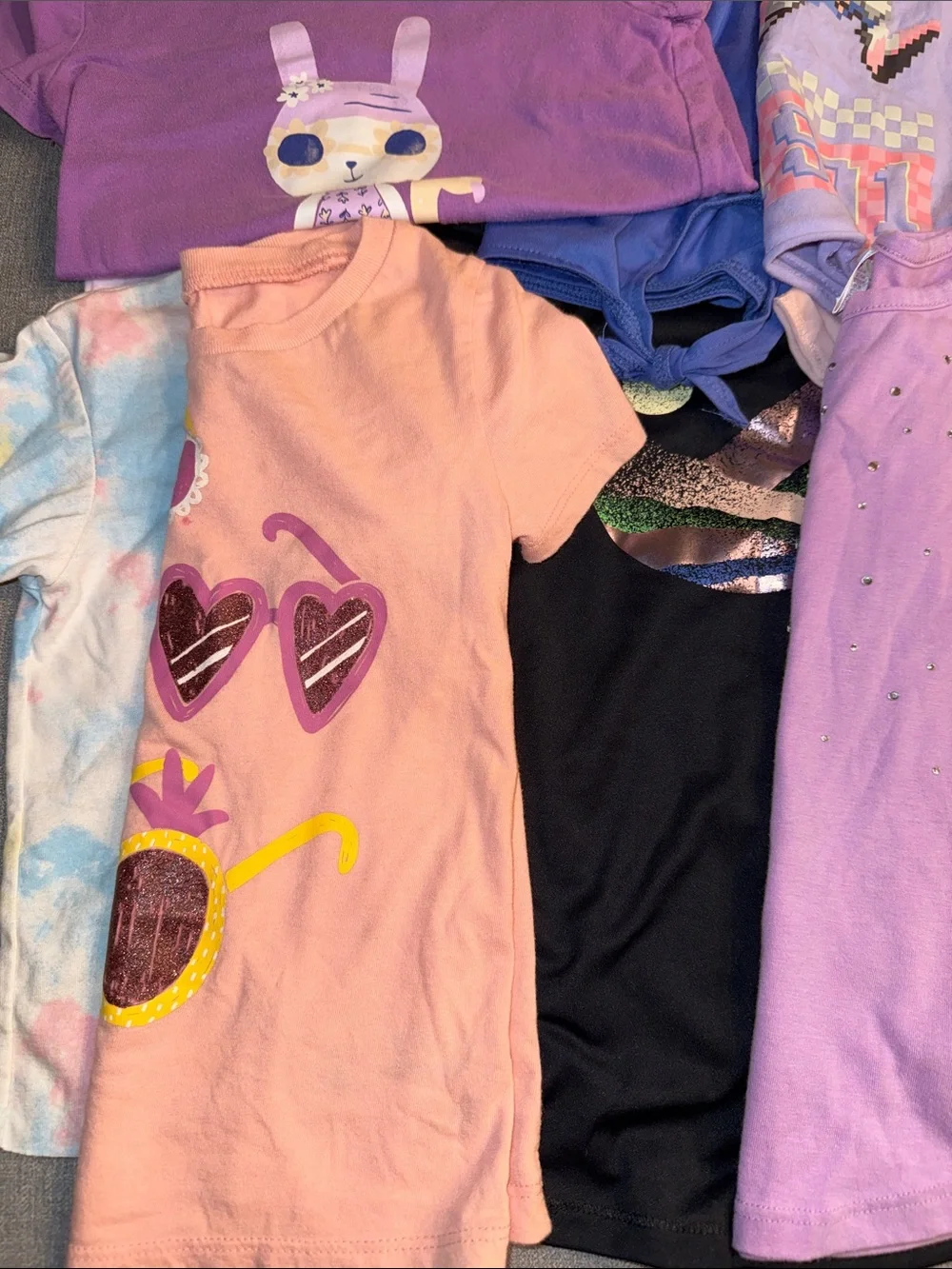 Girls 4T Short Sleeve Top Lot